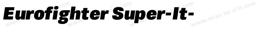 Eurofighter Super-It字体转换